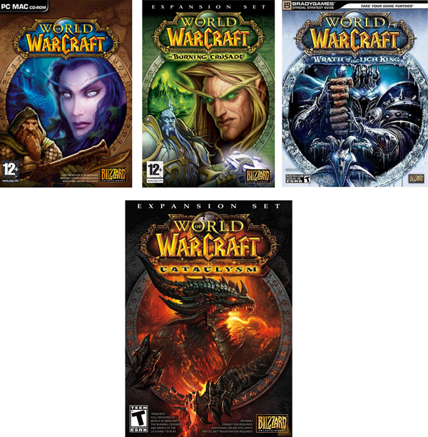 World of Warcraft, The Burning Crusade, Wrath of the Lich King